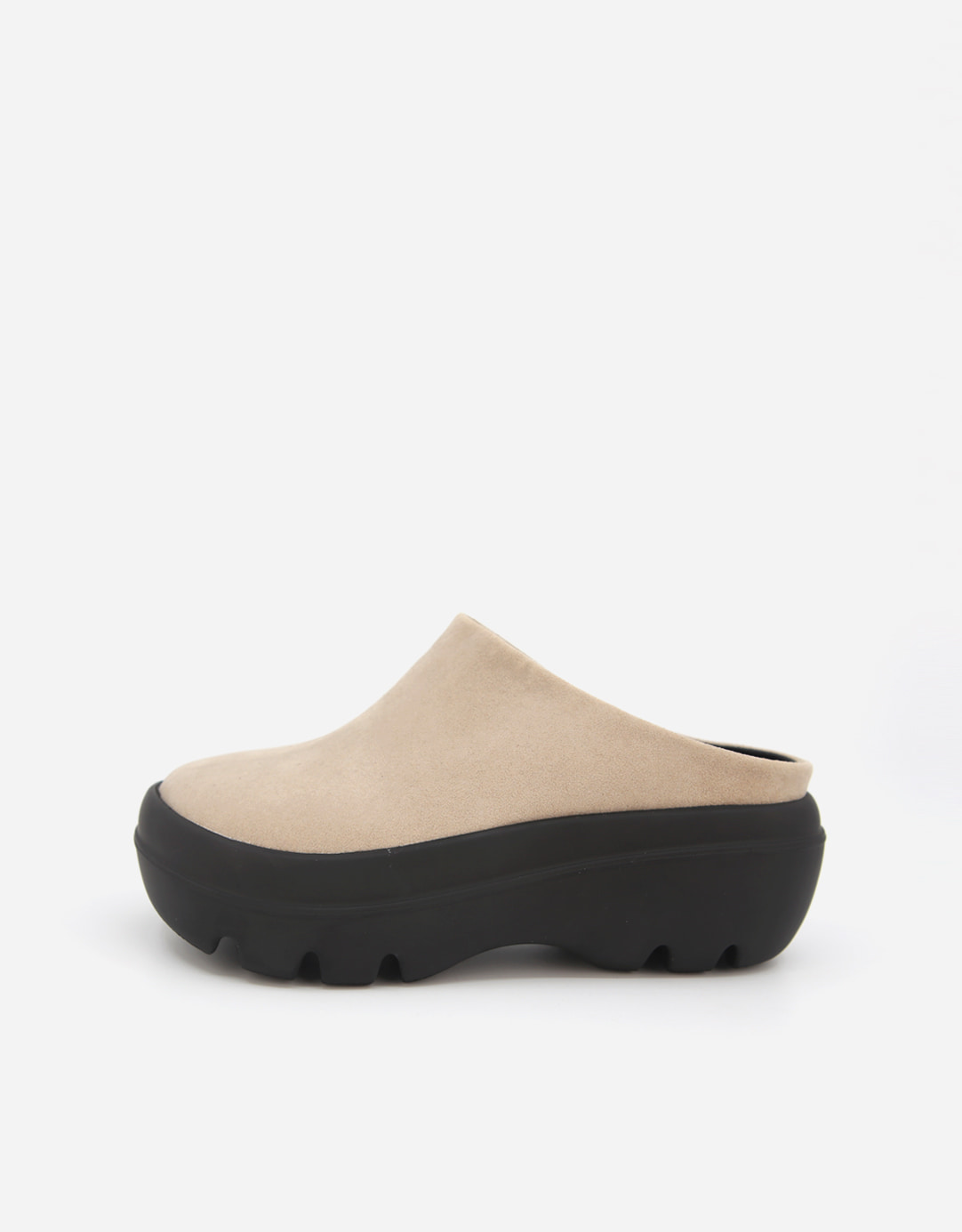 SHINY SUEDE MULE BLOAFER
