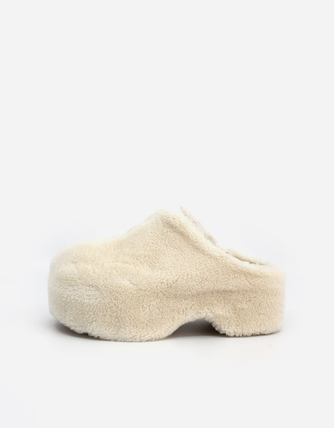 IVORY WINTER WOOL BLOAFER