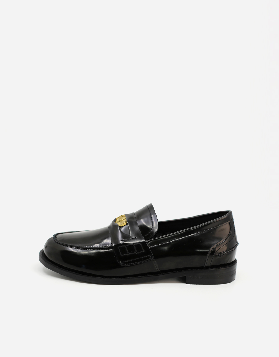 BLACK COIN PENNY LOAFER