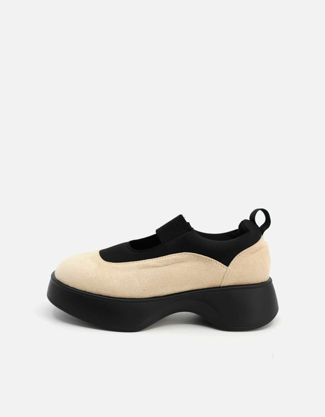 IVORY PLATFORM BAND SNEAKERS