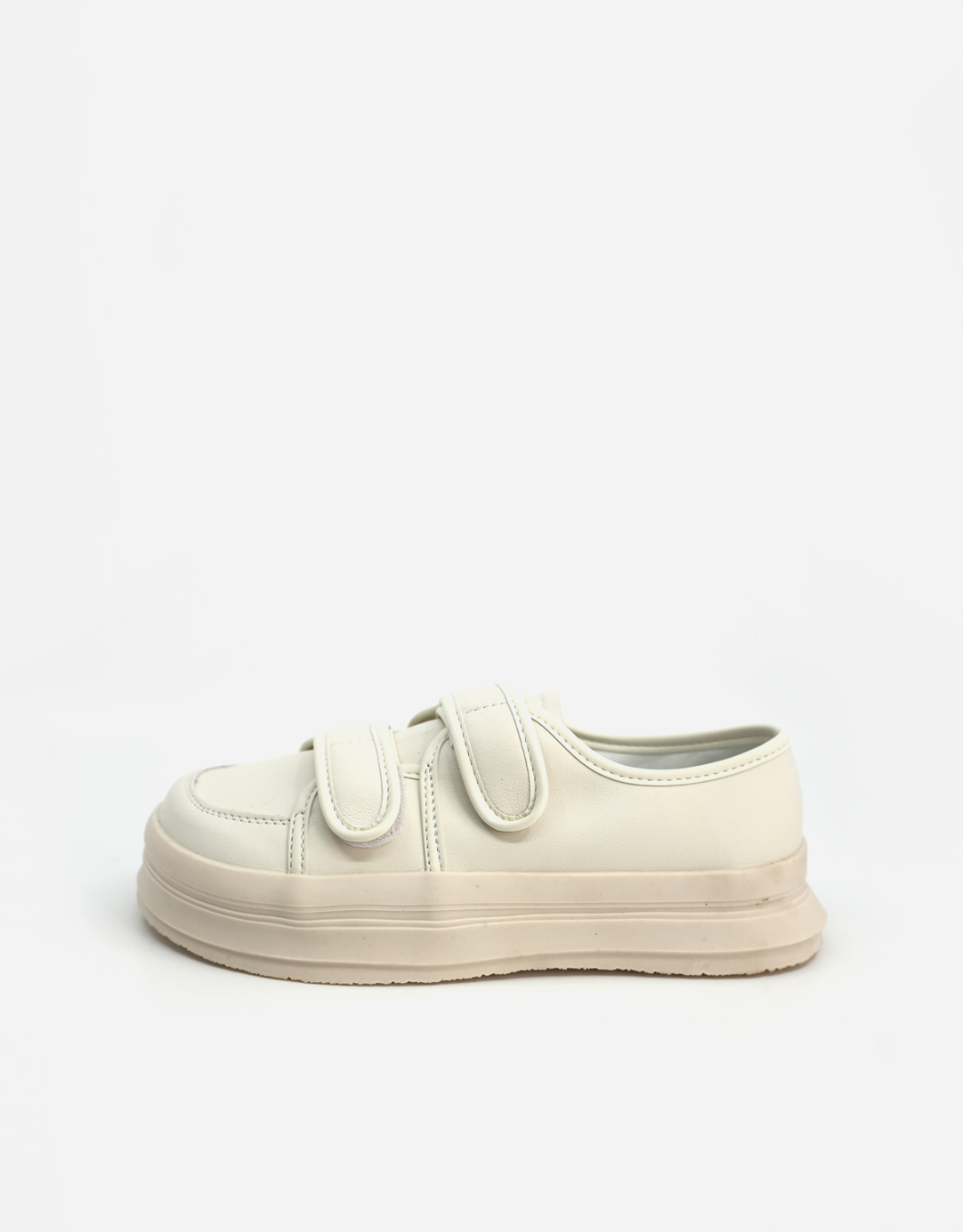 WHITE DAILY VELCRO SNEAKERS