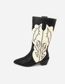 STILETTO WESTERN MIDDLE BOOTS
