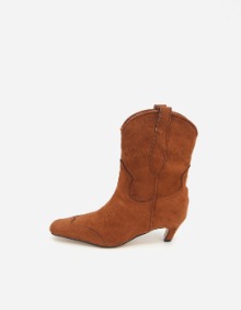 EMBROIDER WESTERN ANKLE BOOTS